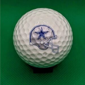 Vintage Dallas Cowboys Helmet logo golf ball - NFL - Football